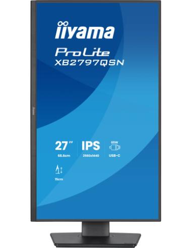 MONITOR IIYAMA, 27", IPS, 4-SIDE SLIM BEZEL 2560X1440 75HZ