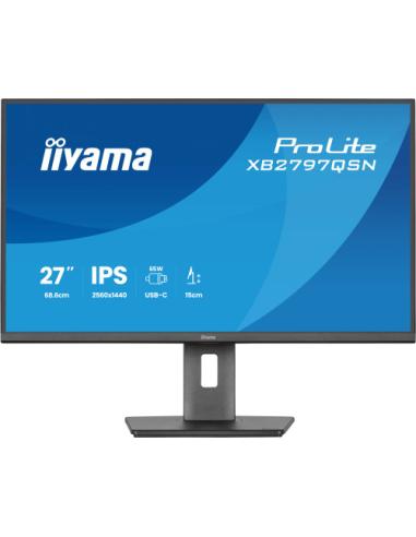 MONITOR IIYAMA, 27", IPS, 4-SIDE SLIM BEZEL 2560X1440 75HZ