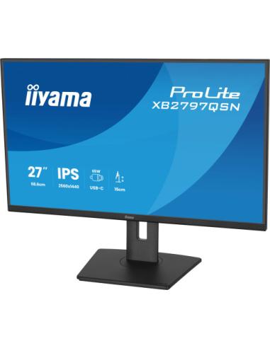 MONITOR IIYAMA, 27", IPS, 4-SIDE SLIM BEZEL 2560X1440 75HZ