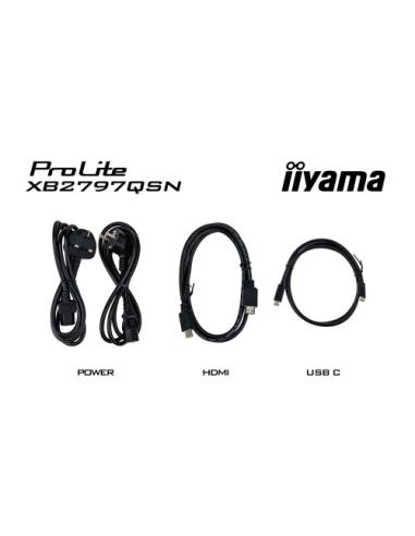 MONITOR IIYAMA, 27", IPS, 4-SIDE SLIM BEZEL 2560X1440 75HZ