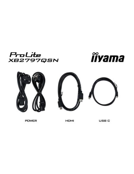 MONITOR IIYAMA, 27", IPS, 4-SIDE SLIM BEZEL 2560X1440 75HZ