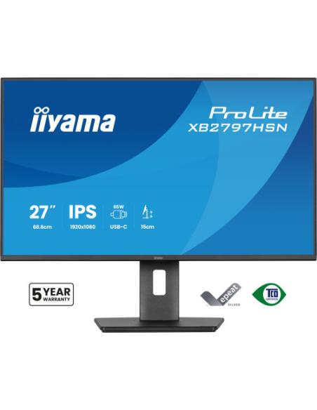 MONITOR IIYAMA, 27", IPS, 4-SIDE SLIM BEZEL 1920X1080 100HZ