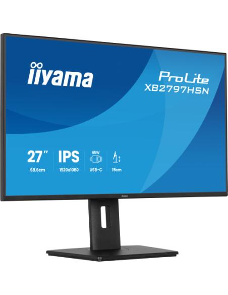 MONITOR IIYAMA, 27", IPS, 4-SIDE SLIM BEZEL 1920X1080 100HZ