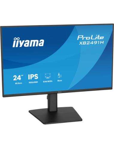 iiyama ProLite XB2491H-B1 pantalla para PC 60,5 cm (23.8") 1920 x 1080 Pixeles Full HD Negro