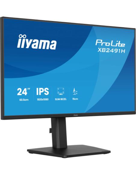 iiyama ProLite XB2491H-B1 pantalla para PC 60,5 cm (23.8") 1920 x 1080 Pixeles Full HD Negro