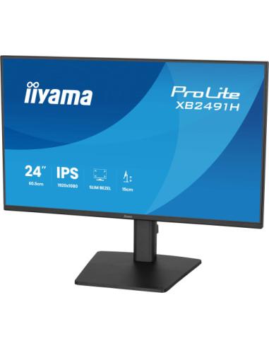 iiyama ProLite XB2491H-B1 pantalla para PC 60,5 cm (23.8") 1920 x 1080 Pixeles Full HD Negro