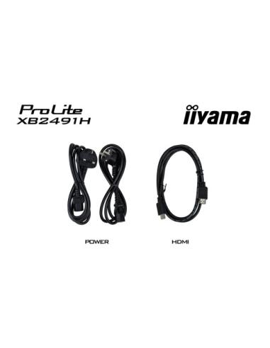 iiyama ProLite XB2491H-B1 pantalla para PC 60,5 cm (23.8") 1920 x 1080 Pixeles Full HD Negro