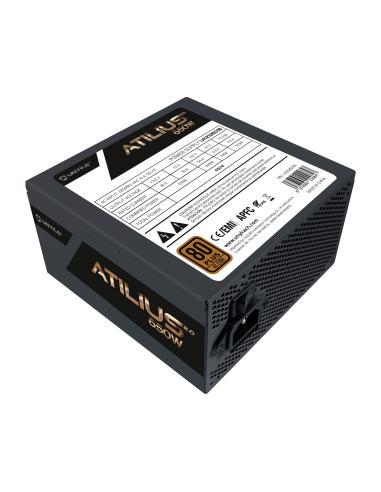 FUENTE ALIMENTACION ATX 650W UNYKA GAMING ATILIUS II 85 EFICIENCIA 120MM 212601