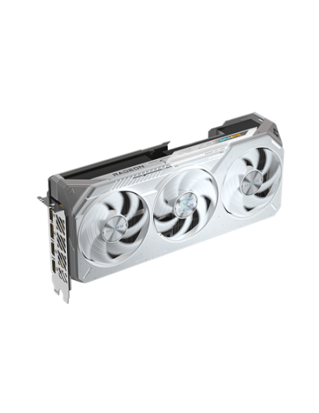 GIGABYTE Radeon RX 9070 XT GAMING OC ICE 16G Tarjeta Gráfica - 16GB GDDR6, 256bit, PCI-E 5.0, 3060 MHz Frecuencia del núcleo, 2 
