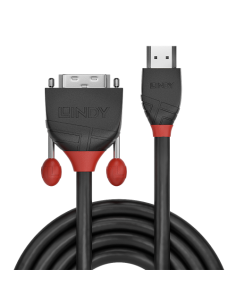 Lindy 36273 adaptador de cable de vídeo 3 m HDMI tipo A (Estándar) DVI-D Negro 2