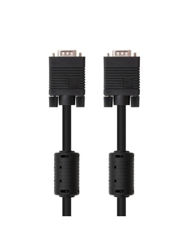 Nanocable CABLE SVGA CON FERRITA, HDB15/M-HDB15/M, 15 M
