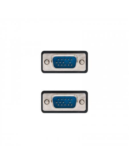 Nanocable CABLE SVGA CON FERRITA, HDB15/M-HDB15/M, 15 M