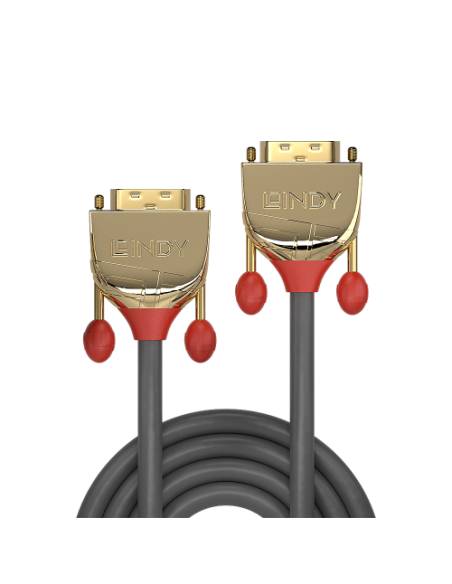 Lindy 36204 cable DVI 5 m DVI-D Gris
