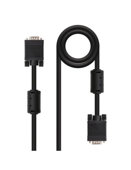 Nanocable CABLE SVGA CON FERRITA HDB15/M-HDB15/M 10 M