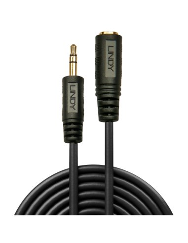 Lindy 35656 cable de audio 10 m 3,5mm Negro
