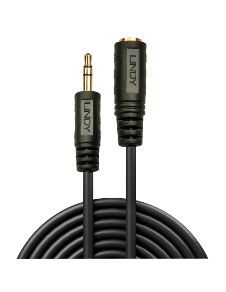 Lindy 35653 cable de audio 3 m 3,5mm Negro