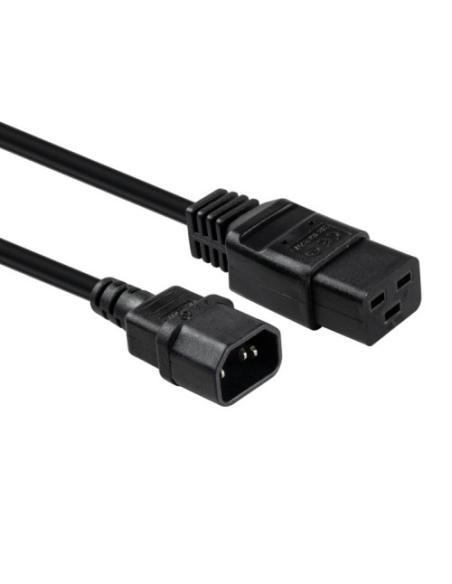 Lindy 30491 cable de transmisión Negro 2 m IEC C14 IEC C19