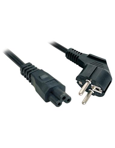 Lindy 2m, CEE 7/7 - IEC 320 C5 Negro CEE7/7 C5 acoplador