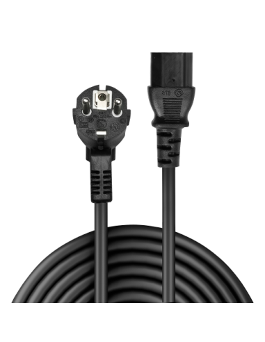 Lindy 30335 cable de transmisión Negro 2 m Enchufe tipo F C13 acoplador