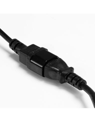 Lindy 30321 cable de transmisión Negro 1 m C14 acoplador C13 acoplador