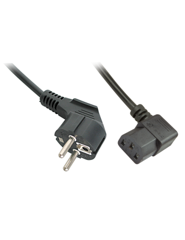 Lindy 30309 cable de transmisión Negro 5 m CEE7/7 IEC 320