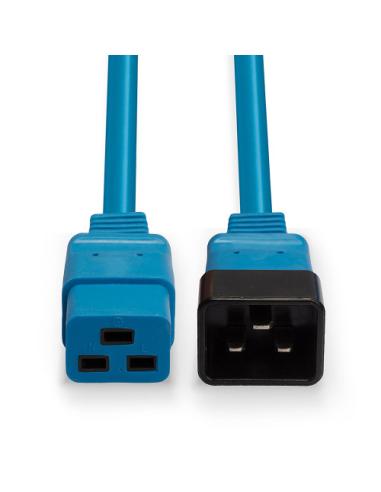 Lindy 30120 cable de transmisión Azul 1 m C19 acoplador C20 acoplador