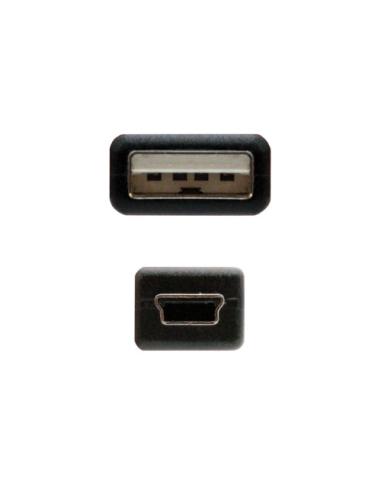 Nanocable CABLE USB 2.0, TIPO A/M-MINI USB 5PIN/M, 1.8 M