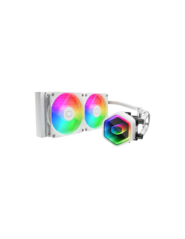 VENTILADOR CPU COOLER MASTER REFRIGERACION LIQUIDA MASTERLIQUID 240 CORE II BLANCO (MLW-D24M-A18PA-RW)