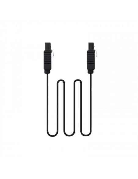 Nanocable CABLE SATA III DATOS 6G CON ANCLAJES, NEGRO, 0.5 M