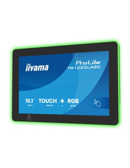 IIYAMA 10,1" RGB LED-LIGHTBAR PANEL-PC ANDROID 13+GMS, SOC QUAD-CORE RK3568 4GB, 32GB, PCAP 10-POINTS TOUCH, 1280X800, 390CD/M, 