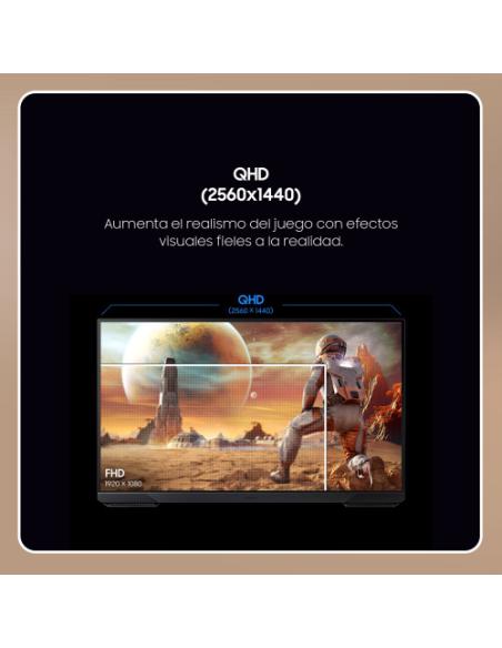 Samsung Monitor Gaming 27" Odyssey G5 G5F1 QHD 180Hz Plano