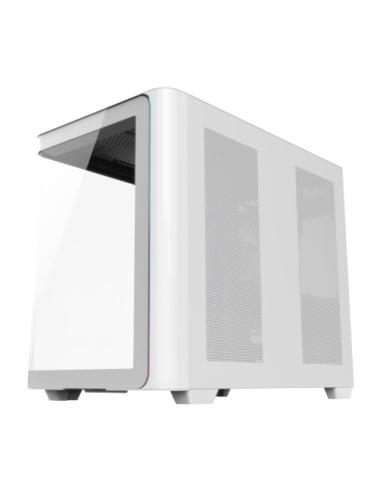 FSP CAJA M580-WP (ATX MID TOWER, USB3.0 X 2, TYPE C, WHITE, 120MM PWM ARGB REVERSE FANS× 4, DIGITAL FAN SPEED