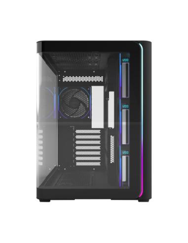 FSP CAJA M580-BP (ATX MID TOWER, USB3.0 X 2, TYPE C, 120MM PWM ARGB REVERSE FANS× 4, DIGITAL FAN SPEED