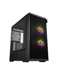 FSP CAJA M330-BA (ATX MID TOWER, BLACK,USB3.0 X 2, TYPE-C, 120MM ARGB X 2 CONTROL BY MB, BOTTOM: 120MM X 2