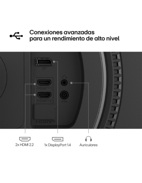 MONITOR LG, 27", 27G411A-B, 68,6 CM, 1920 X 1080 PIXELES, FULL HD, LCD, 5 MS, NEGRO