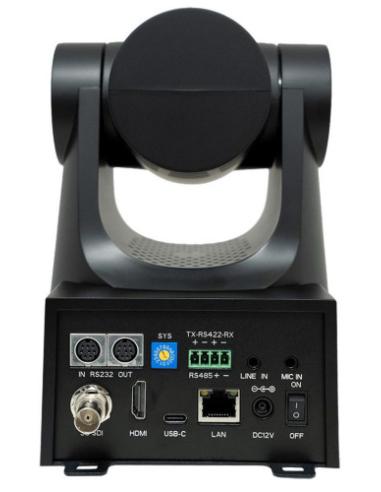 LAIA C-PRO INFINITY 30X (CPI-430/60) CÁMARA PTZ 4K 60FPS WITH SONY 1/2,8" SENSOR. NDI, USB C, HDMI, SDI AND LAN