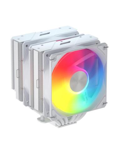 FSP REFRIGERACIONES DE AIRE INTEL LGA 1851/1700/1200 AMD AM4/AM5 120MM WHITE TOP COVER HIGH-PERFORMANCE QUIET PWM ARGB FAN