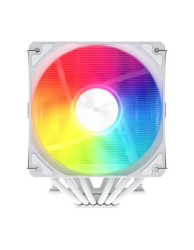 FSP REFRIGERACIONES DE AIRE INTEL LGA 1851/1700/1200 AMD AM4/AM5 120MM WHITE TOP COVER HIGH-PERFORMANCE QUIET PWM ARGB FAN