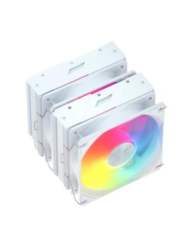 FSP REFRIGERACIONES DE AIRE INTEL LGA 1851/1700/1200 AMD AM4/AM5 120MM WHITE TOP COVER HIGH-PERFORMANCE QUIET PWM ARGB FAN