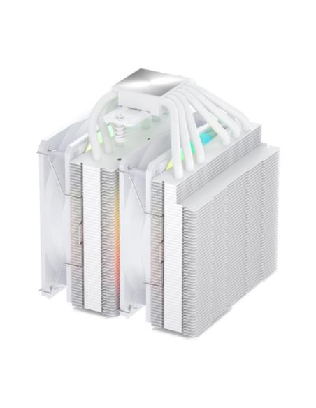 FSP REFRIGERACIONES DE AIRE INTEL LGA 1851/1700/1200 AMD AM4/AM5 120MM WHITE TOP COVER HIGH-PERFORMANCE QUIET PWM ARGB FAN
