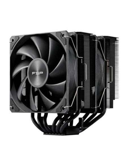FSP REFRIGERACIONES DE AIRE INTEL LGA 1851/1700/1200 AMD AM4/AM5 120MM BLACK TOP COVER HIGH-PERFORMANCE QUIET PWM