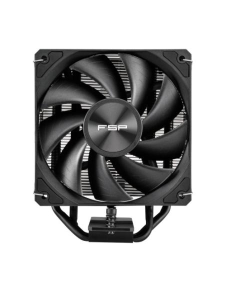 FSP REFRIGERACIONES DE AIRE INTEL LGA 1851/1700/1200 AMD AM4/AM5 120MM BLACK TOP COVER BLACK PERFORMANCE PWM FAN