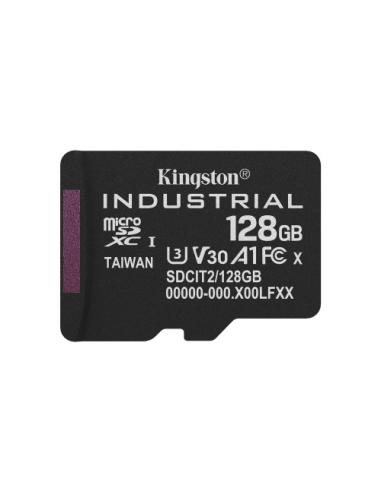Kingston Technology Tarjeta 128GB microSDXC Industrial C10 A1 pSLC paquete individual sin adaptador