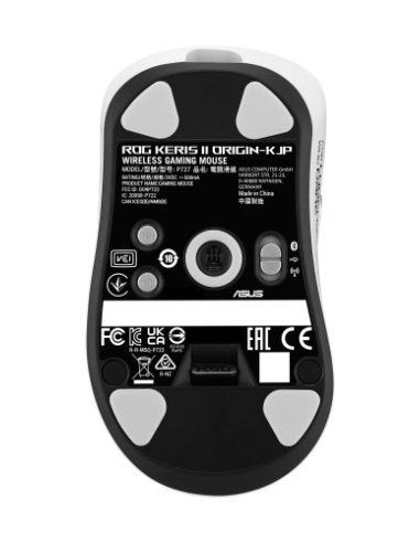 ASUS ROG Keris II Origin-KJP ratón Juego mano derecha RF Wireless + Bluetooth + USB Type-A Óptico 42000 DPI