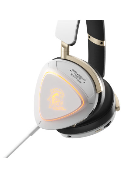 ASUS ROG Delta II-KJP Auriculares Inalámbrico y alámbrico Diadema Juego Bluetooth Negro, Blanco