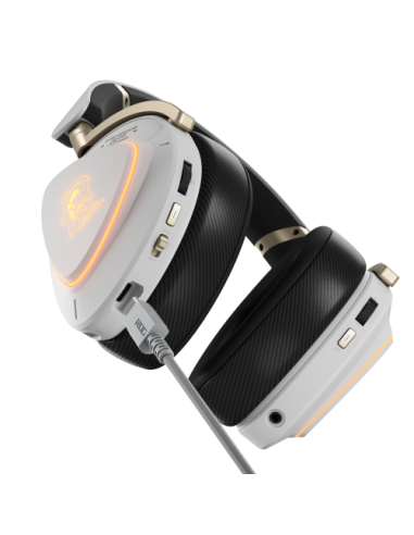 ASUS ROG Delta II-KJP Auriculares Inalámbrico y alámbrico Diadema Juego Bluetooth Negro, Blanco