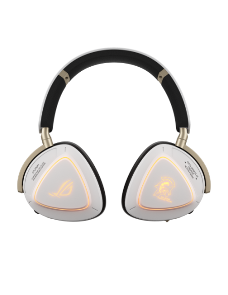 ASUS ROG Delta II-KJP Auriculares Inalámbrico y alámbrico Diadema Juego Bluetooth Negro, Blanco