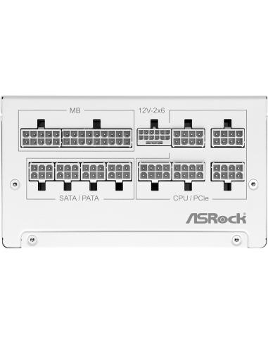FUENTE ALIMENTACION ATX 1000W ASROCK SL-1000GW WHITE 80 GOLD MODULAR ATX 3.1