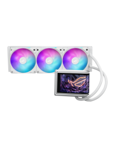 SISTEMA DE REFRIGERACION LIQUIDA ASUS PARA CPU ROG RYUO IV 360 ARGB WHITE EDITION,PANTALLA AMOLED