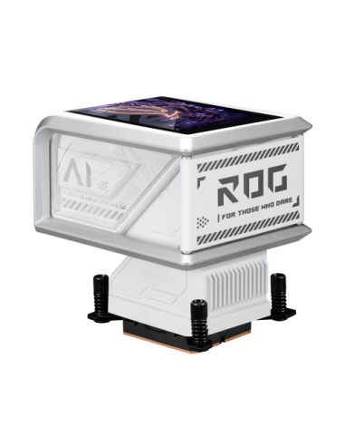 SISTEMA DE REFRIGERACION LIQUIDA ASUS PARA CPU ROG RYUO IV 360 ARGB WHITE EDITION,PANTALLA AMOLED